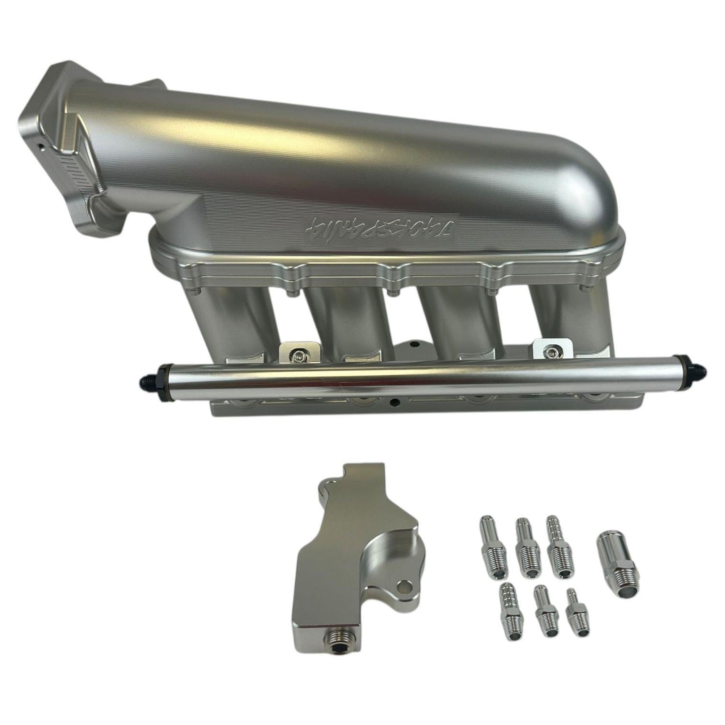 JackSpania Racing K Series billet intake manifold for K20, K24, K Swap engines on Honda Civic, TSX, CRX with 72mm throttle body