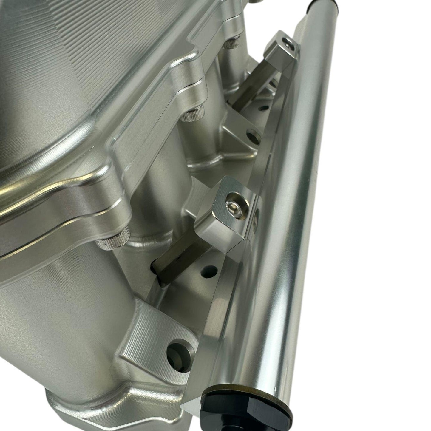 JackSpania Racing K Series billet intake manifold for K20, K24, and K swap engines on Honda Civic and Acura TSX models.