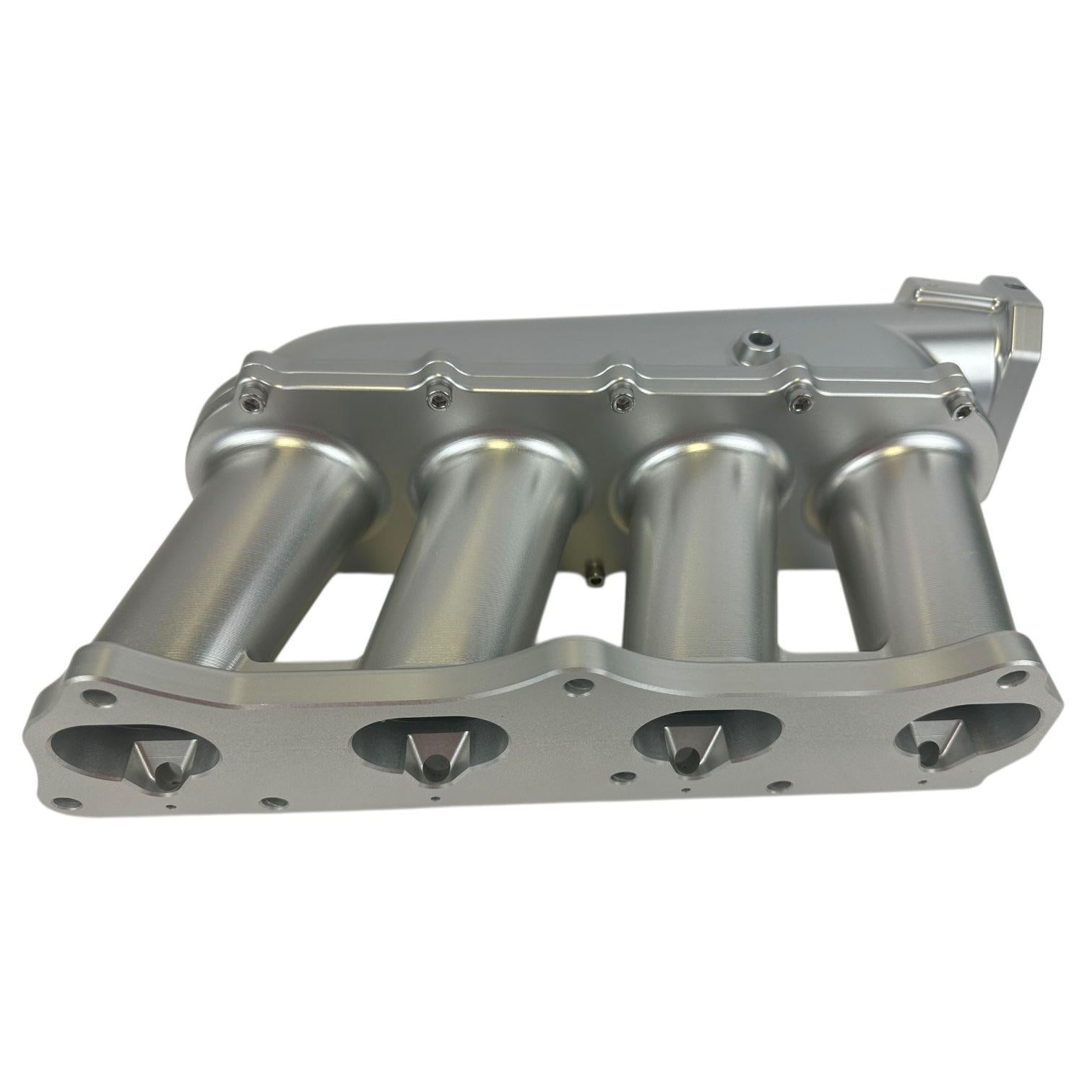 JackSpania Racing K Series billet intake manifold for K20, K24, and K swap engines on Honda Civic EG EK DC CRX TSX Si with 72mm throttle body