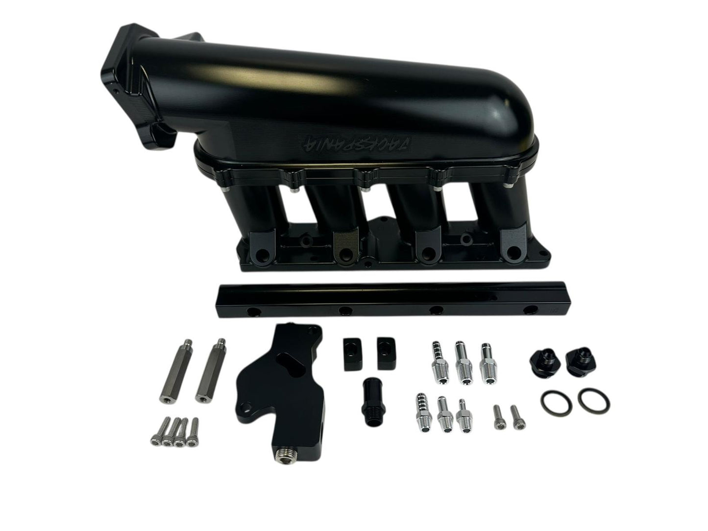 JackSpania Racing K Series Billet Intake Manifold for K20, K24, and K Swap engines on Honda Civic and TSX models.