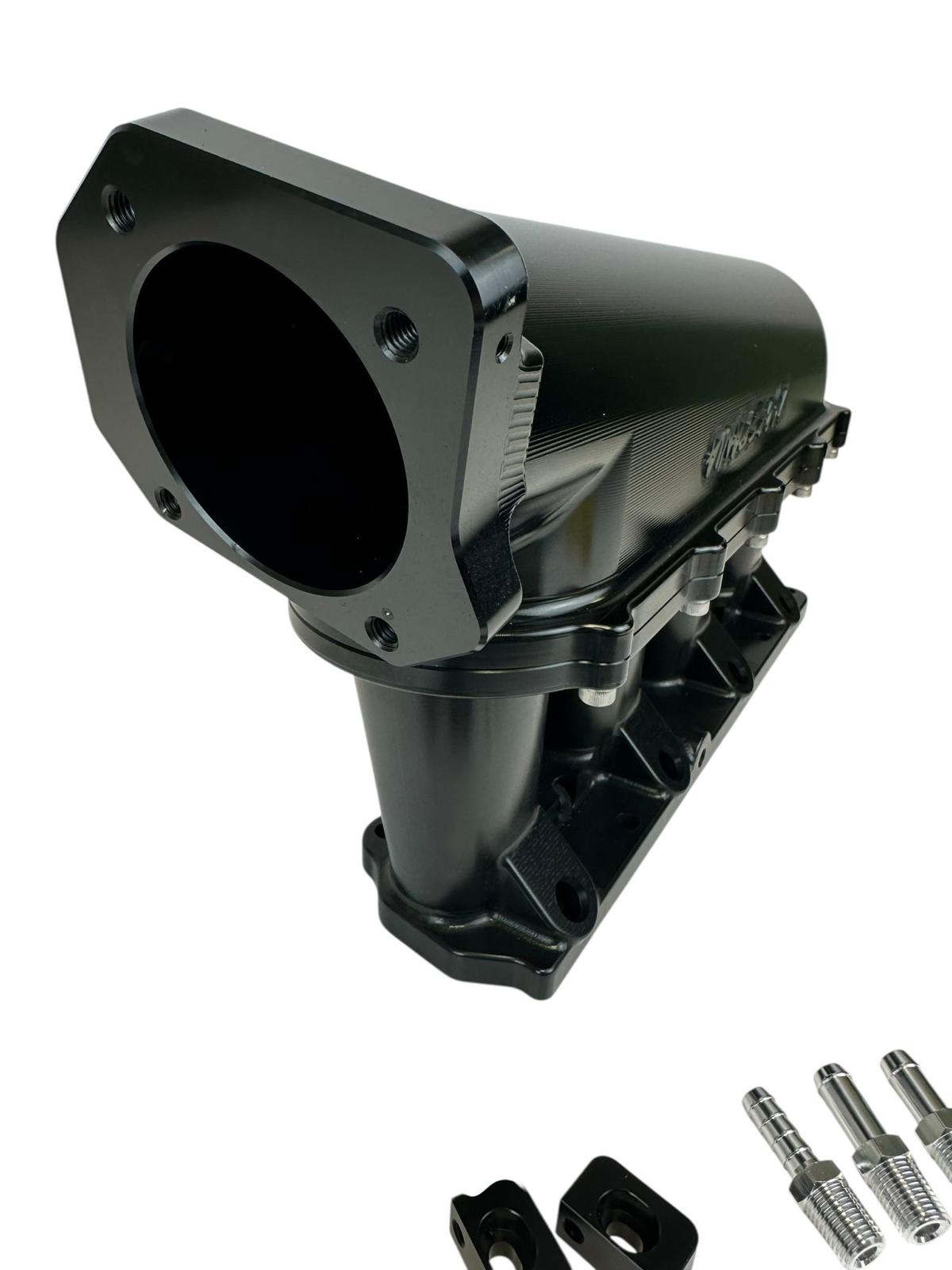 JackSpania Racing K Series Billet Intake Manifold for K20, K24, and K Swap engines on Honda Civic and TSX with 72mm throttle body