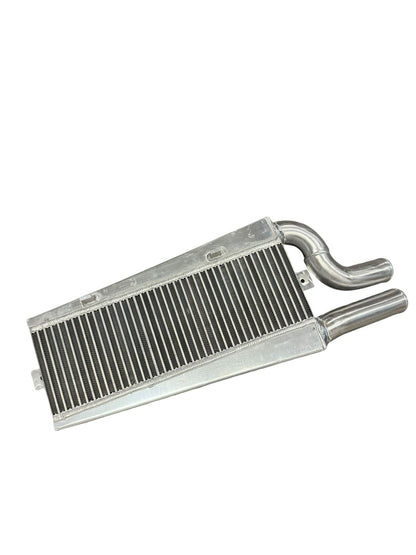 JackSpania Racing K Series vertical flow intercooler for Honda K20 K24 engines, designed for high-performance Acura and Honda swaps.