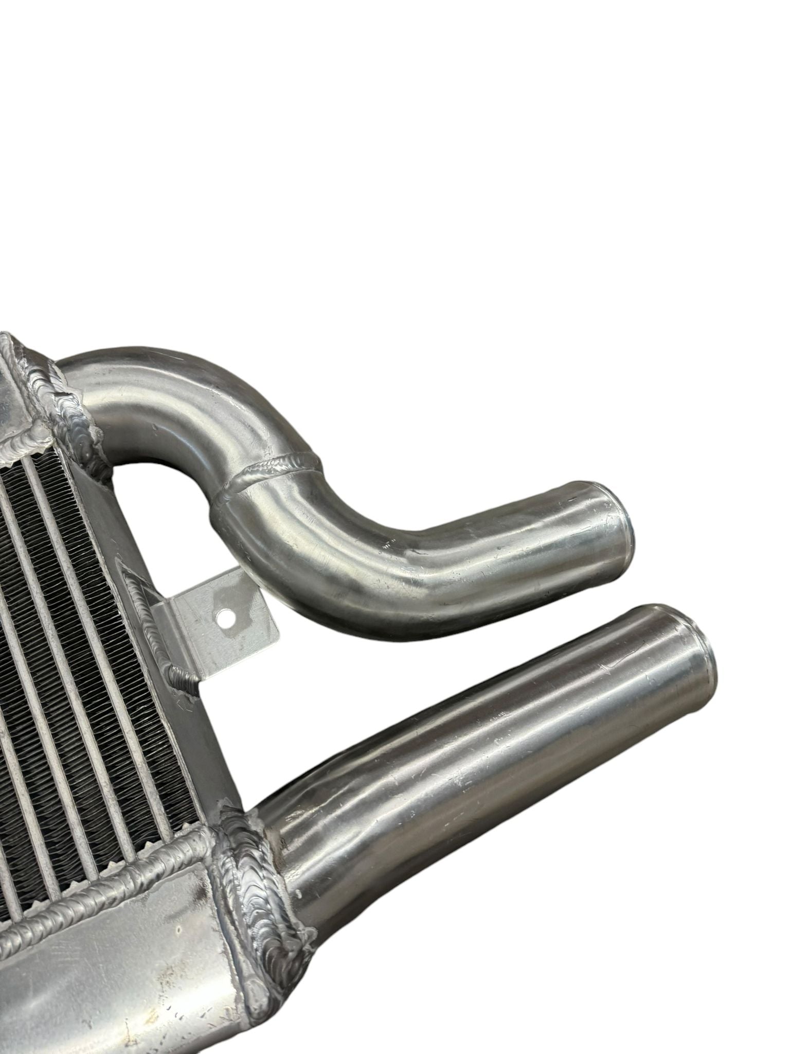 JackSpania Racing K Series Vertical Flow Intercooler for Honda K20, K24 engines, compatible with Acura swaps, high-performance engine part.