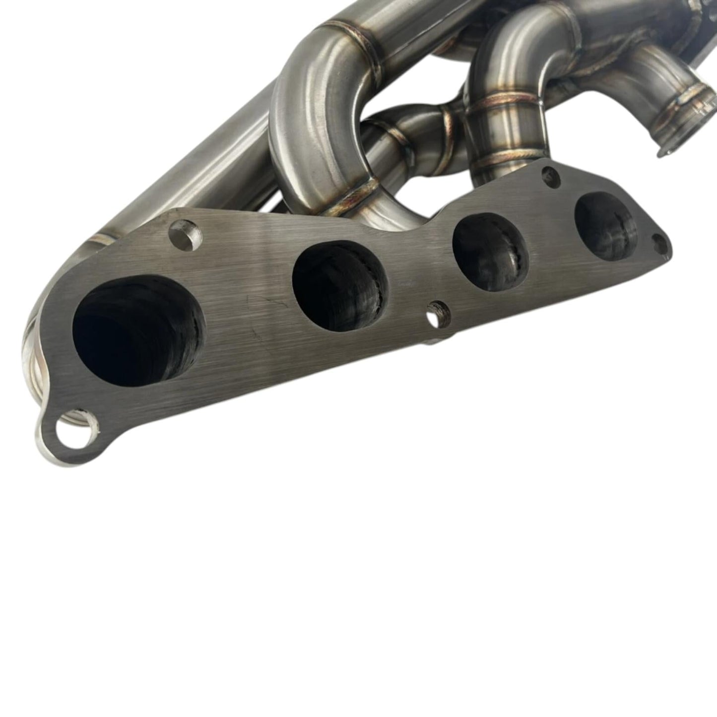 JackSpania Racing K Series Sidewinder manifold for K20, K24, T3, T4 turbo setups on Honda Civic, Integra, RSX, with exhaust ports visible.
