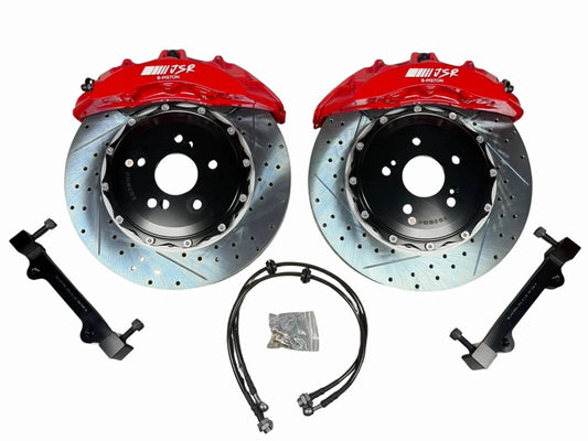 6-Piston CTS-V Front Big Brake Kit 355mm Rotors for Acura RSX 2002-2006