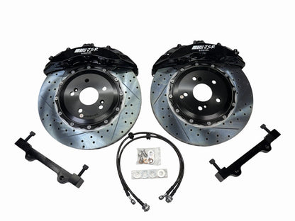 6-Piston CTS-V Front Big Brake Kit 355mm Rotors for Acura RSX 2002-2006