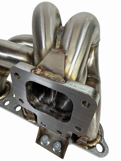 SR20DET Tubular Bottom Mount Turbo Manifold For Nissan 240SX S13 S14 Silvia