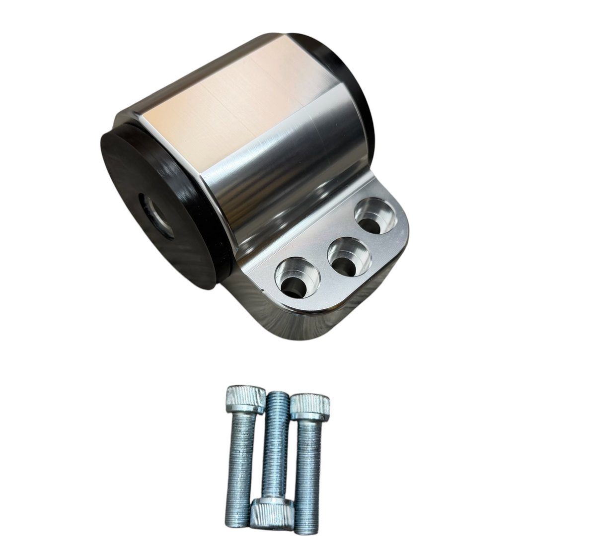 JackSpania Racing billet aluminum driver side transmission mount for Honda Civic EG EK, Del Sol, Acura Integra DC2 manual.