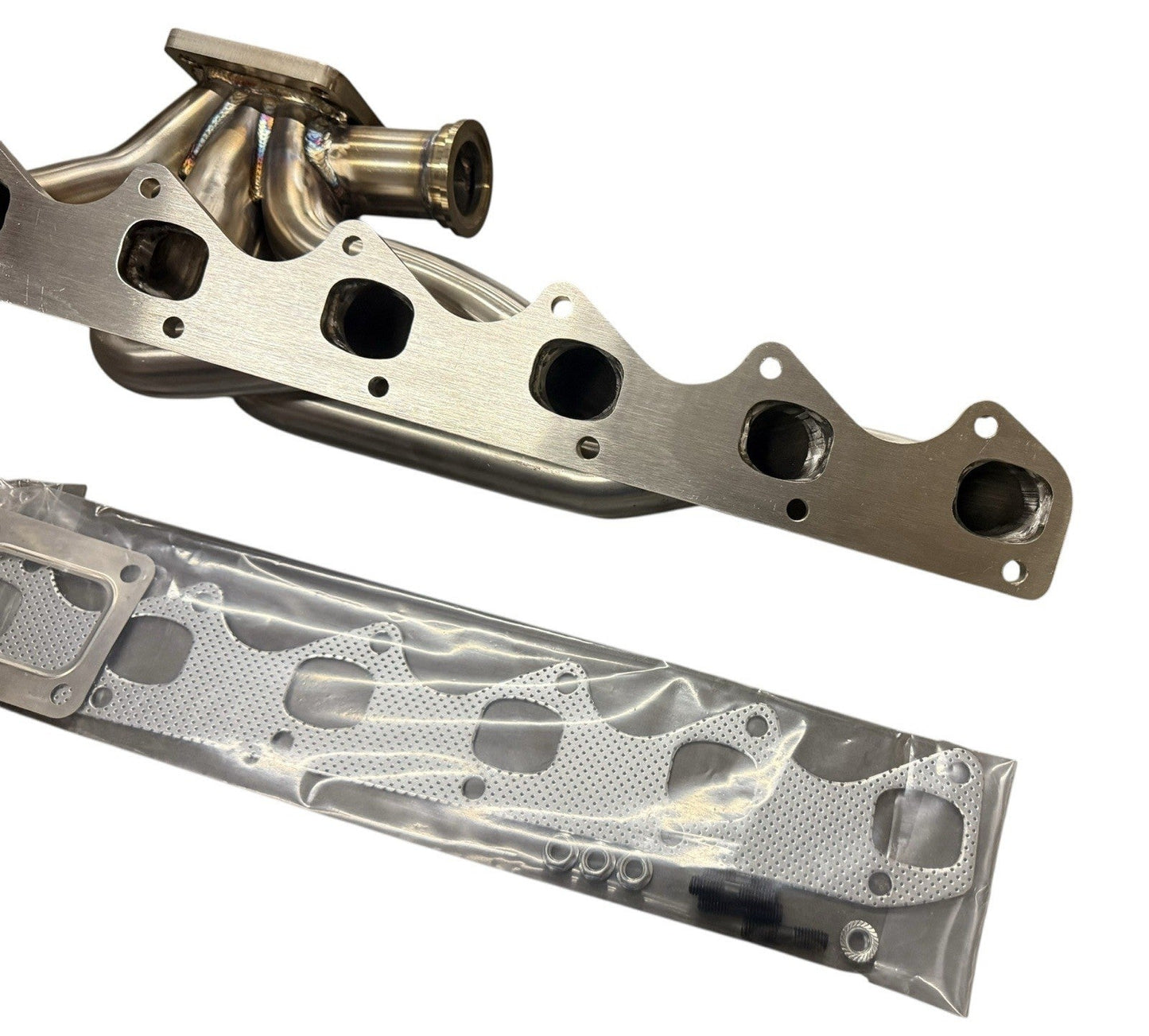 T4 Turbo Manifold 44mm Waste Gate For BMW M30 B34 B35 E30 E34 E28 E24 E9 SS304