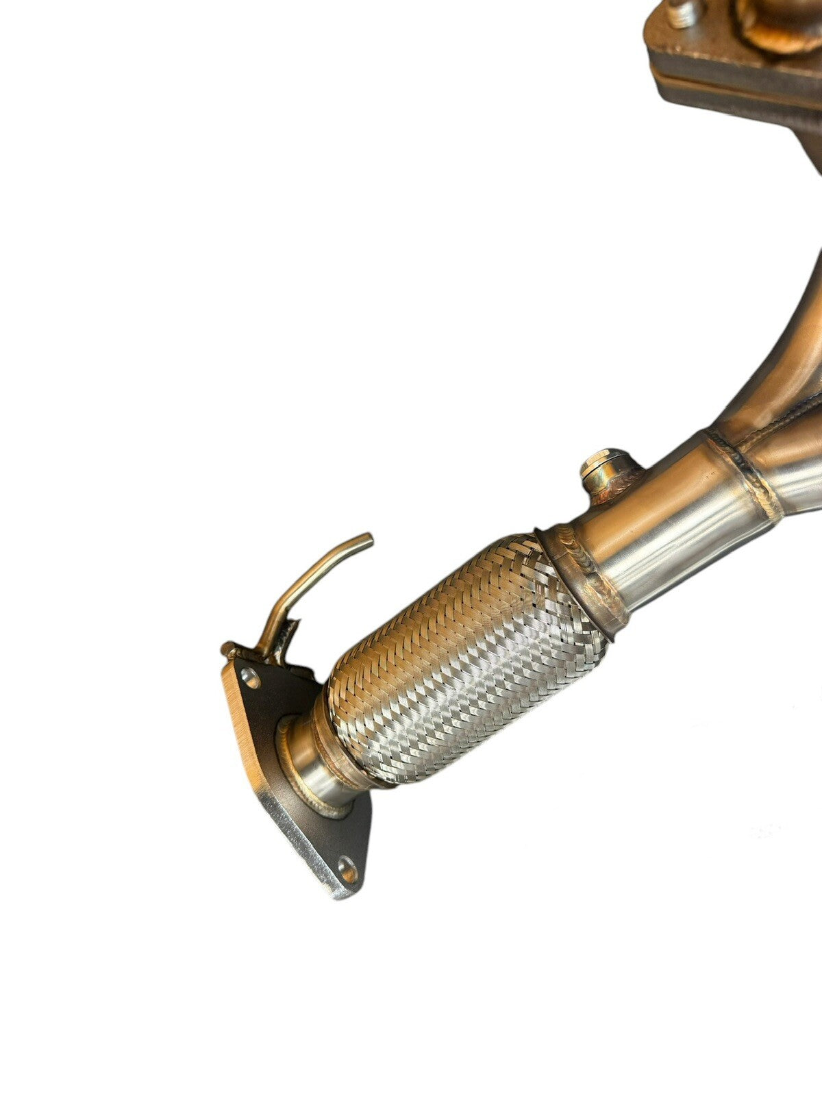 Stainless steel header for 2003-2007 Honda Accord LX 2.4L K24 engine, manufactured by JackSpania Racing, shown in the image.