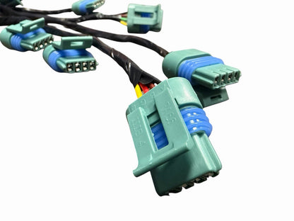 JackSpania Racing ignition coil relocation wiring jumper harness set for LS2, LS3, LS7, LS9 engines, GM Delphi compatible