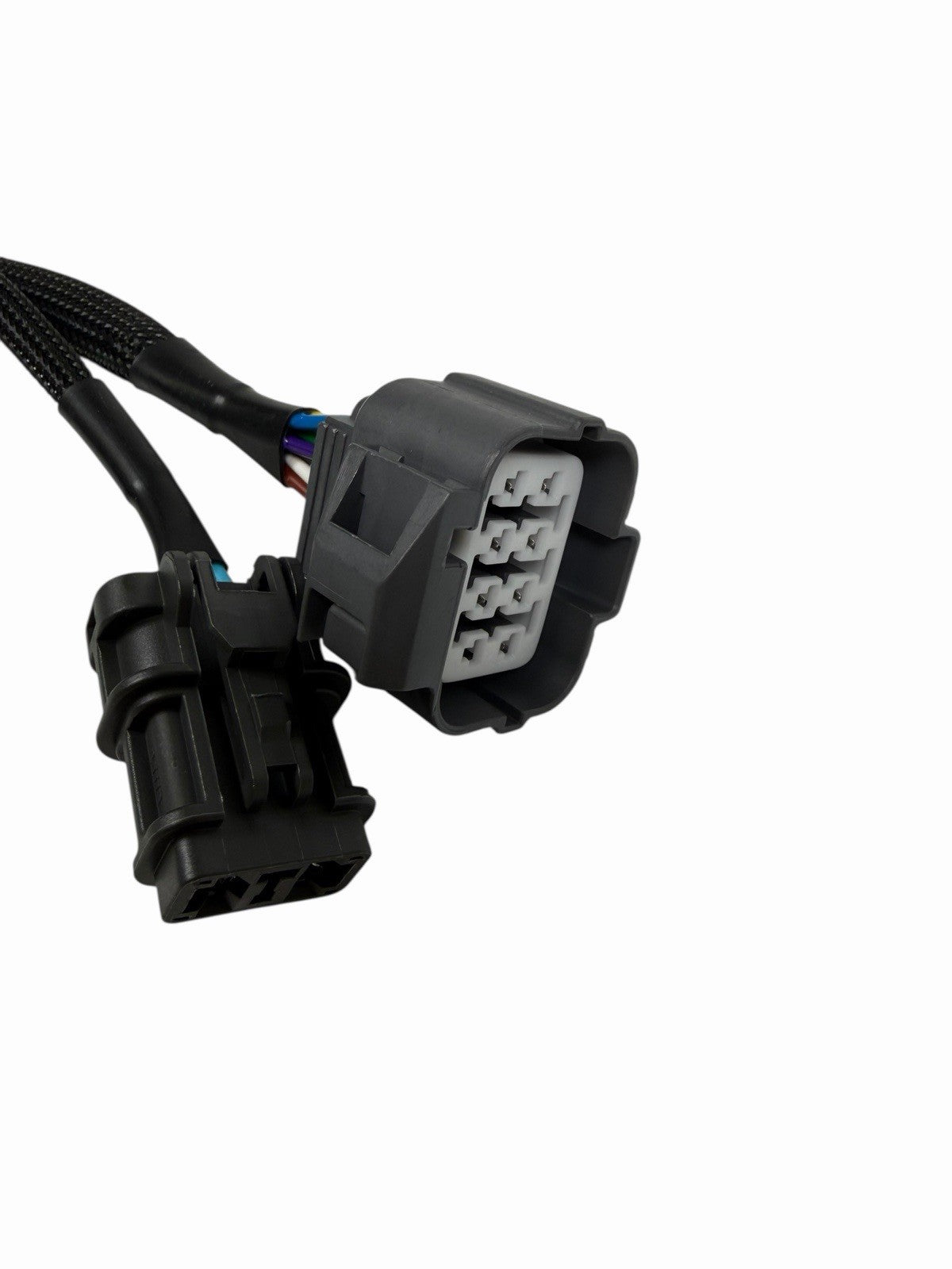 JackSpania Racing JDM plug-and-play distributor harness connecting OBD2 to OBD1 for Honda and Acura engines.
