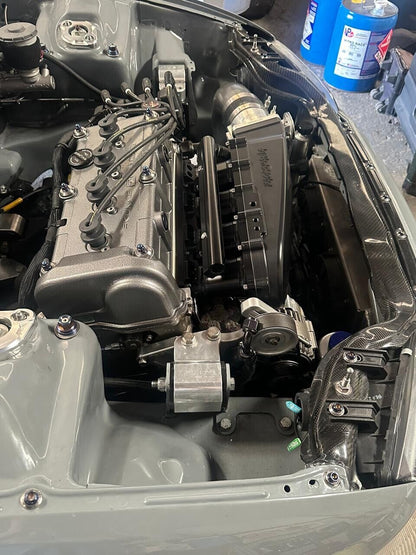 Billet 90mm Side Feed Intake Manifold Plenum B Series K Series D Series H Series 3.5L 5.0