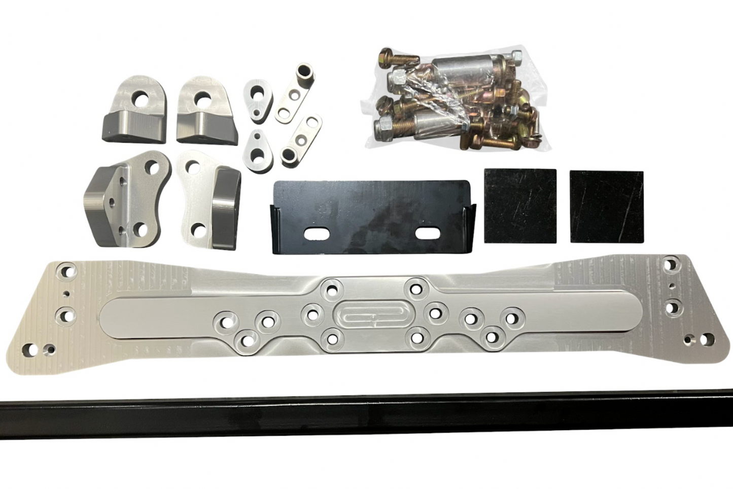 JackSpania Racing AWD rear differential brace for Honda Acura EK Civic Si Coupe Type R, transmission part for enhanced stability.