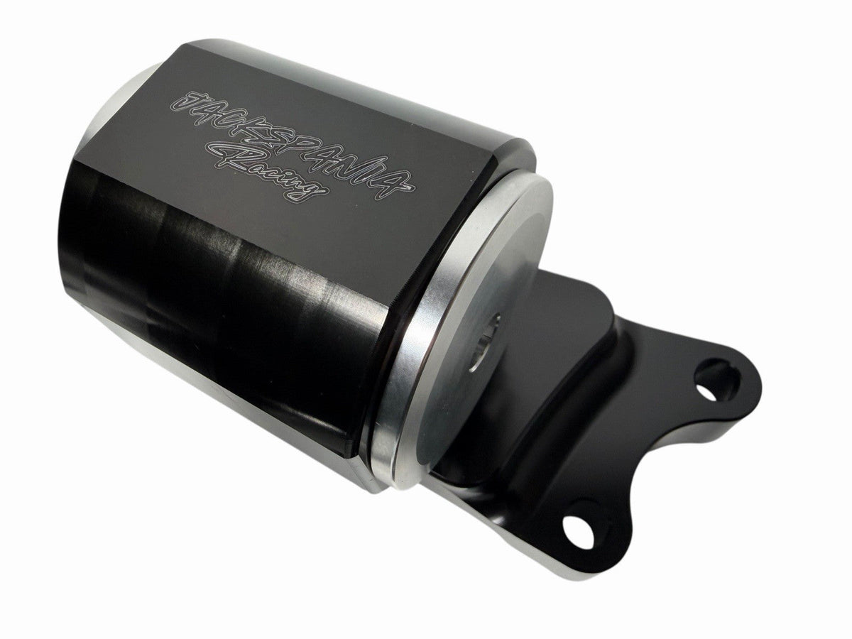 JackSpania Racing billet K Series engine motor mounts for Honda Civic 96-00 EK, CNC machined, durable engine parts for K swap.