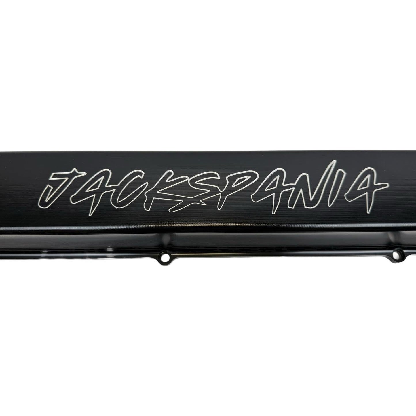 Toyota Supra 2JZGTE VVTI billet valve covers with anodized oil cap and bolts, engine parts by JackSpania Racing.