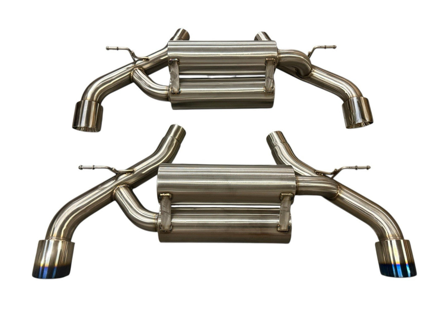 Stainless Steel Axle Back Exhaust For Toyota Supra GR A90 Muffler Helmholtz B58