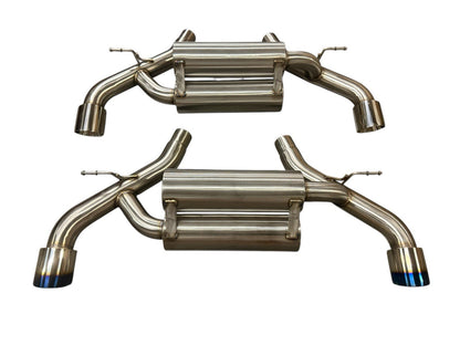 Stainless Steel Axle Back Exhaust For Toyota Supra GR A90 Muffler Helmholtz B58