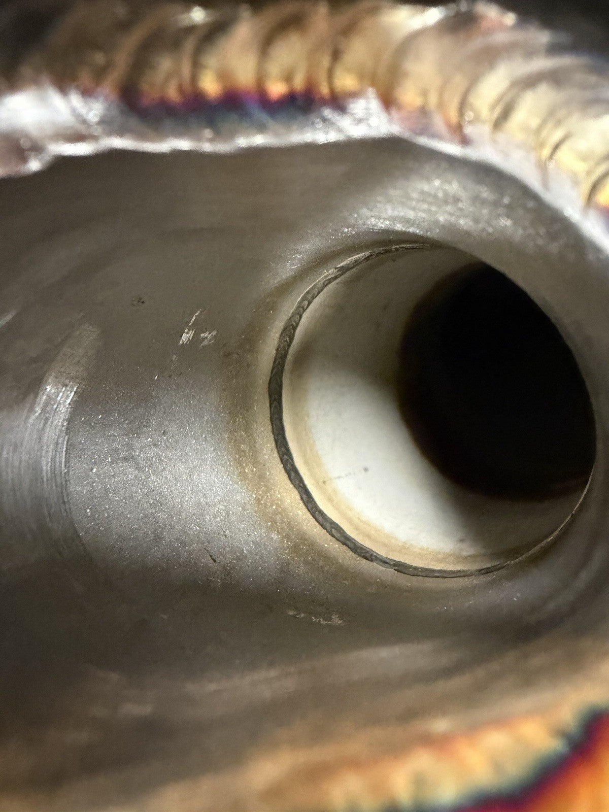 316SS tubular turbo manifold for Evo 7-9 with 44mm wastegate, V-band, compatible with Garrett G25 G30, by JackSpania Racing.