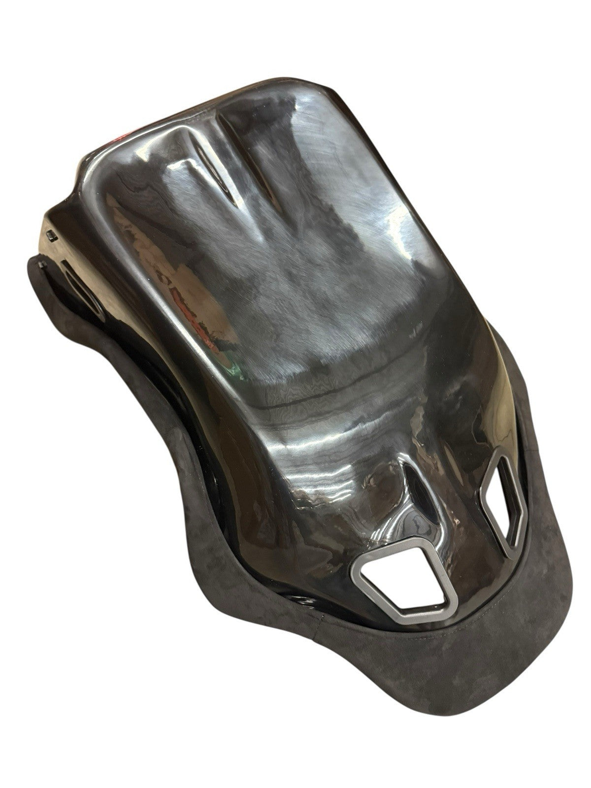 JackSpania Racing universal ultra lightweight fixed bucket seat with suede upholstery, mounted with rails and sliders for interior car fitment.