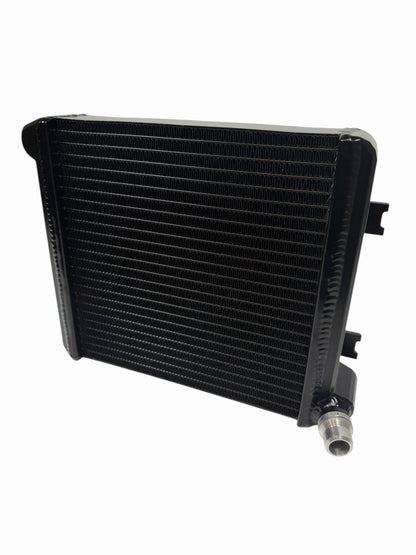 JackSpania Racing auxiliary cooling radiator for Mercedes AMG GT S, C63 W166 GLE63, GLS63 engine cooling part, black metal radiator
