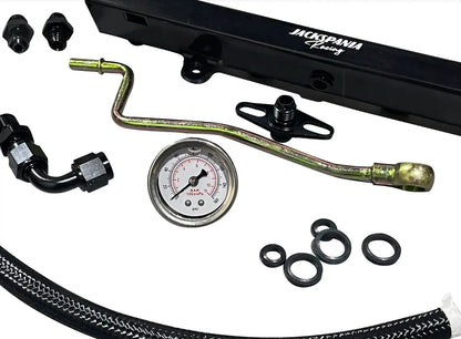 Jack Spania Racing K Series Budget Tucked K Swap Fuel Line System Kit for K20, K24, DC2, EG, and EK Civic Integra engines