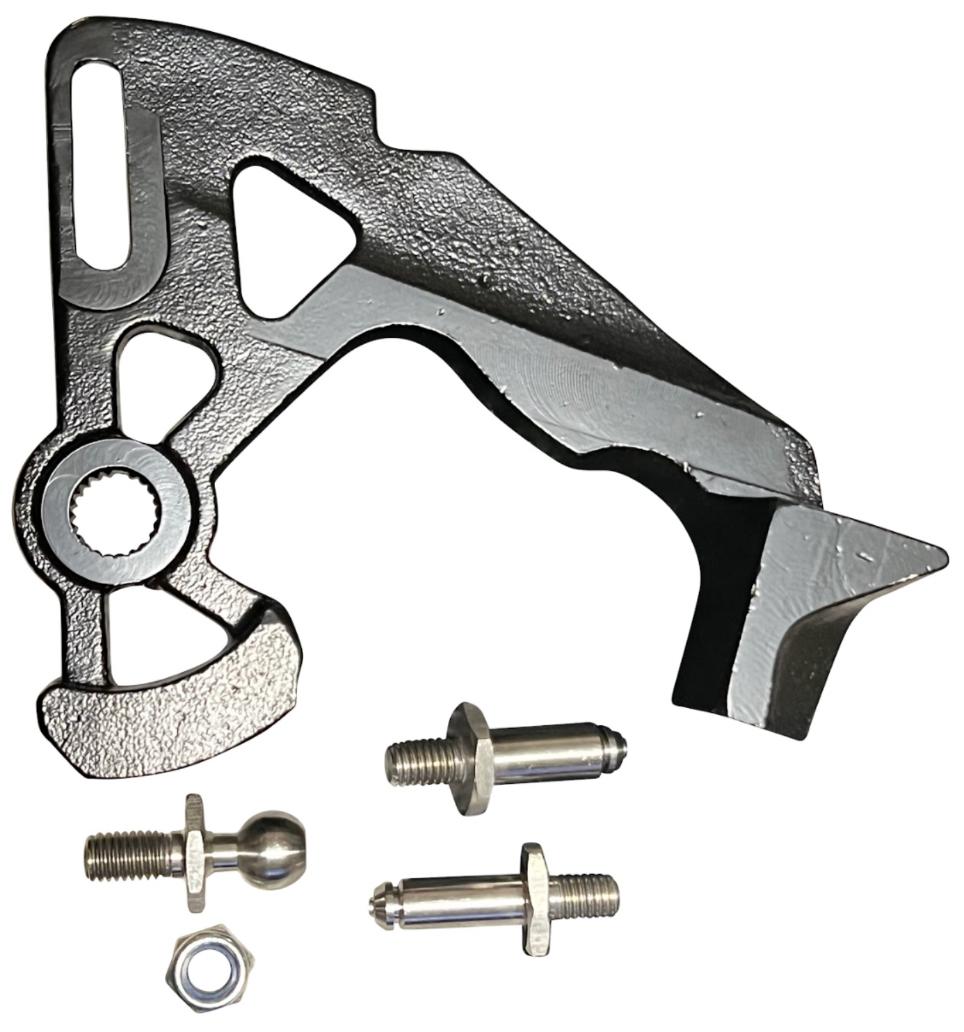 Short shifter for VW Audi Beetle MK5, Golf, Jetta, Octavia, and S3, by JackSpania Racing, used for upgrading transmission performance.