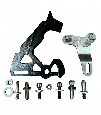 Short shifter for VW and Audi MK4 to MK7 Golf R and Jetta GLI by JackSpania Racing, transmission part with sleek design.