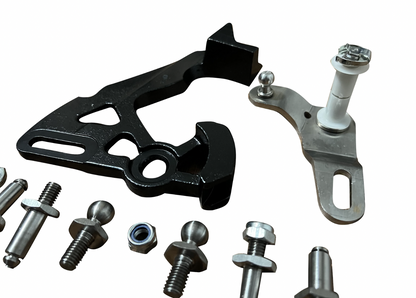 Short shifter for VW Audi MK4-MK7 Golf R Jetta GLI by JackSpania Racing, showing the sleek transmission part.