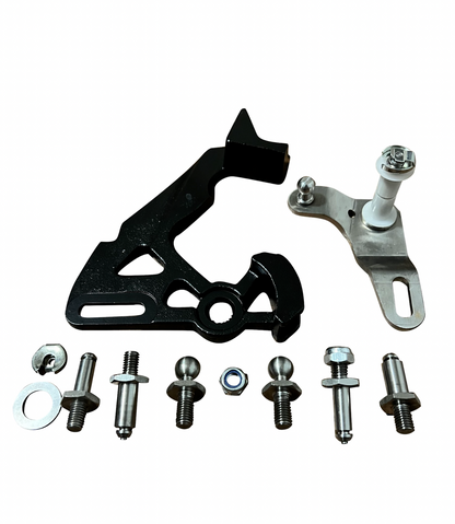 Short shifter for VW Audi MK4-MK7 Golf R Jetta GLI by JackSpania Racing, close-up of the transmission part.