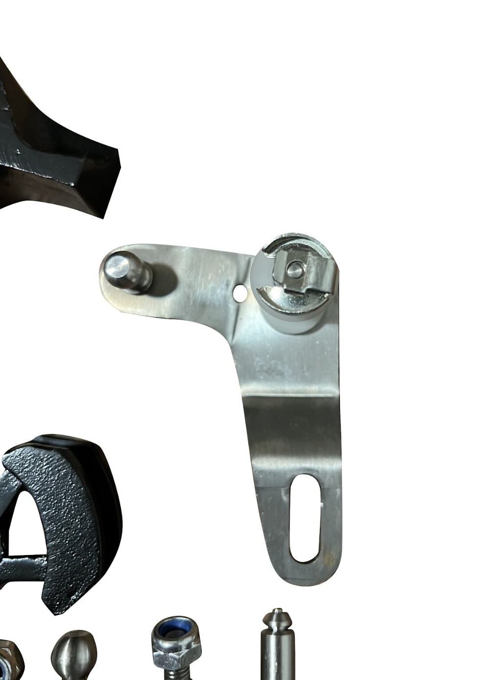 Short shifter for VW Audi MK4 MK5 MK6 MK7 Golf R Jetta GLI by JackSpania Racing, showing the compact transmission part.