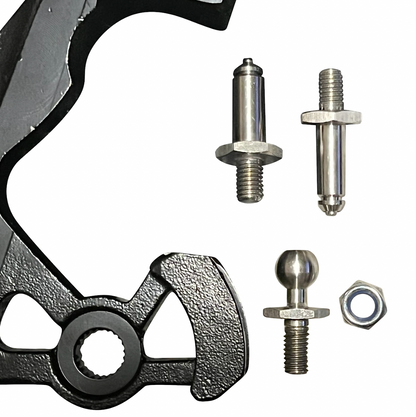 Short shifter for VW Audi MK4-MK7 Golf R Jetta GLI by JackSpania Racing, showing the compact transmission upgrade part.