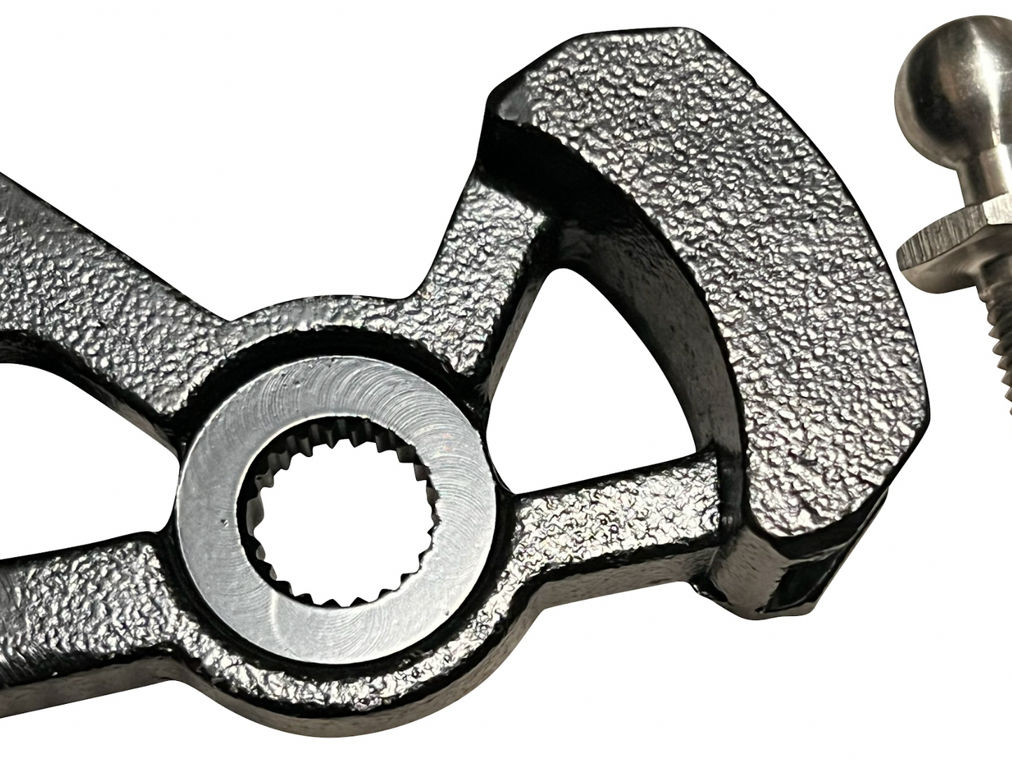 Short shifter for VW Audi MK4-MK7 Golf R Jetta GLI by JackSpania Racing, showing the compact transmission part.