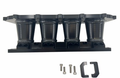 Jack Spania Racing Billet K Series Intake Manifold Adapter for Skunk2 Ultra engine parts, shown in the image.