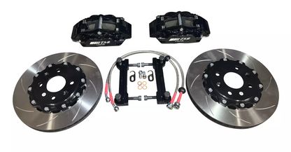 JackSpania Racing JSR Track Brake Kit with 9.5-inch drilled slotted rotor and caliper for 88-00 Honda Civic front drivetrain upgrade