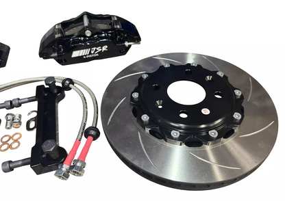 JackSpania Racing JSR track brake kit with drilled slotted rotor and caliper for 1988-2000 Honda Civic front spindle drivetrain parts
