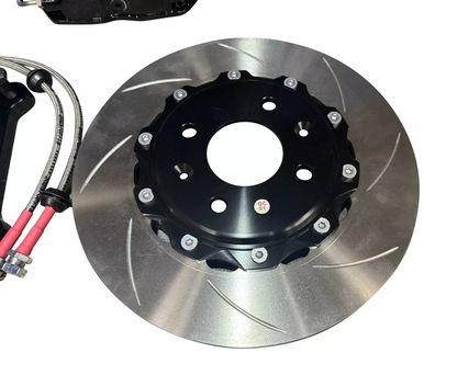 JackSpania Racing JSR track brake kit with drilled slotted rotor and caliper for 1988-2000 Honda Civic front spindle drivetrain upgrade