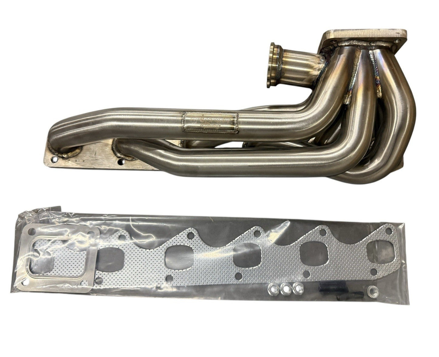 T4 Turbo Manifold 44mm Waste Gate For BMW M30 B34 B35 E30 E34 E28 E24 E9 SS304