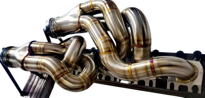 JackSpania Racing Lamborghini Aventador LP700 LP720 LP740 SV LP750 F1 exhaust header showing equal length exhaust pipes and high-performance design.