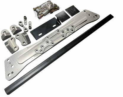 JackSpania Racing AWD rear differential brace for Honda Acura EK Civic Si Type R 96-00, metal transmission part with mounting points.