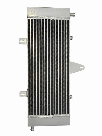 JackSpania Racing VR30 Heat Exchanger upgrade for Infiniti Q50 Q60 3.0T Red Sport AWD RWD engine parts, showing the metallic heat exchanger.