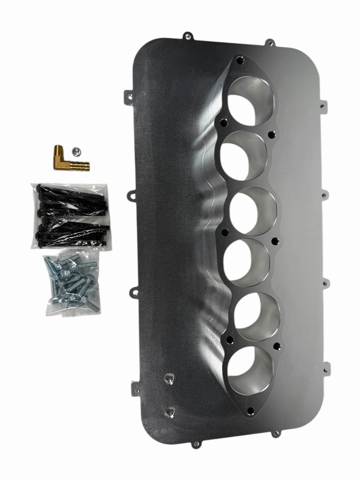 JackSpania Racing VQ35DE air intake runner adapter plate kit for Nissan 350Z G35 Holley EFI plenum engine part
