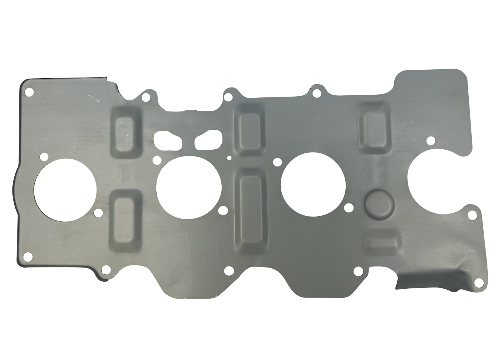 Cast aluminum K Series vented valve cover baffle for Honda Acura K20 K24 engines, designed by Jack Spania Racing.