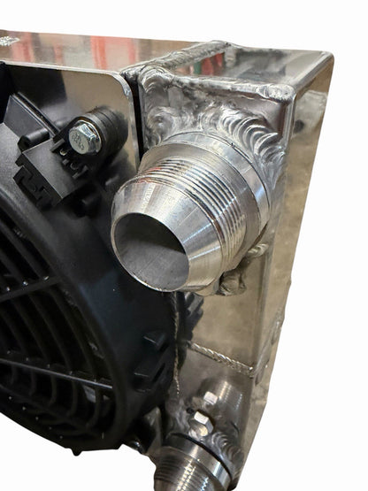 JackSpania Racing 20AN aluminum radiator cooling fitting for Honda K, B, D, H swap Civic and Integra EG EK engine cooling system