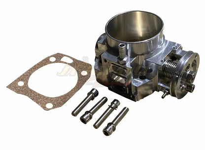 Jack Spania Racing K Series billet intake manifold throttle body with 70mm opening, Type S TPS, IAC, and precision engine parts.
