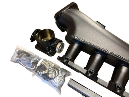 Billet Intake Manifold for S14 S15 SR20 SR20DET Fuel Rail 76mm Throttle Body Set