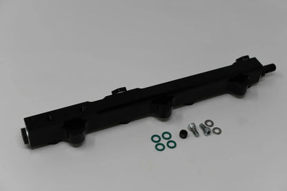 Jack Spania Racing H F Series high flow fuel rail for Honda Prelude H22 H23 and Accord F22 engine, shown in image.
