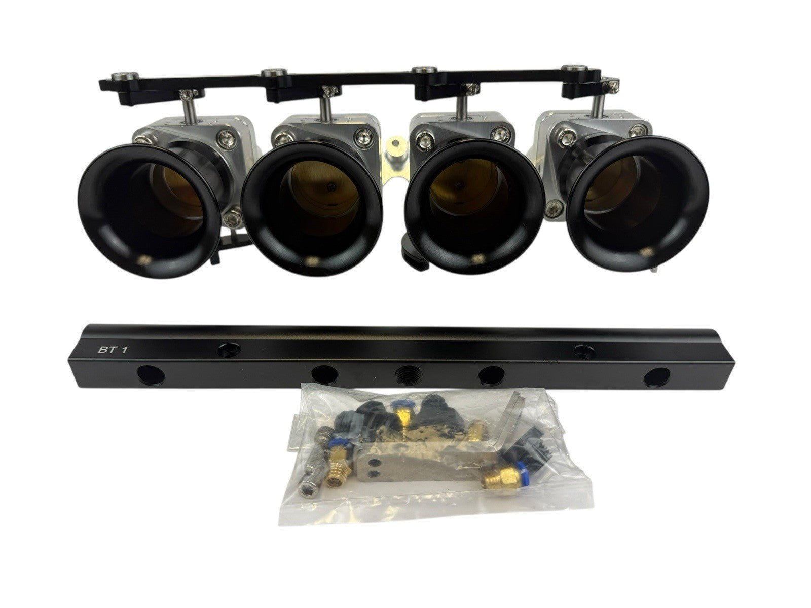 CNC 45mm ITB Intake Manifold Individual Throttle Bodies For BMW M42 M44 E30 E36