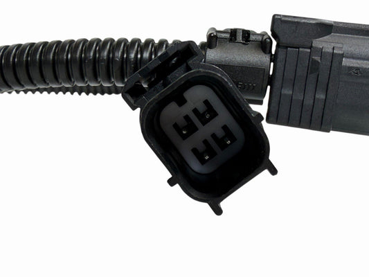 O2 oxygen sensor extension cable harness for Honda Civic Si, engine part by JackSpania Racing, shown with connectors and wiring.
