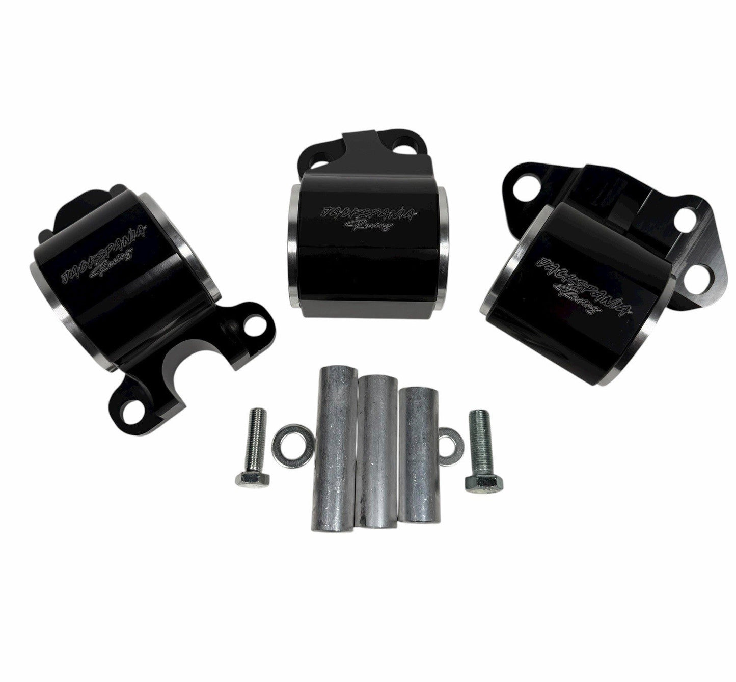 JackSpania Racing B D Series solid engine mount for Honda Acura EG 92-95 Civic Integra DC2 engine parts, showing the sturdy metal component.